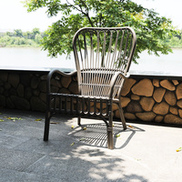 Chaises en plastique PP de loisirs, chaises de jardin, utilisé pour l'été