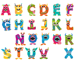 Letters Cartoon Stickers 5D Diamond Painting <b>Kits</b> for Home Decoration Kids Alphabet A-Z <b>Mosaic</b> Craft <b>Kit</b> - Product Image 1