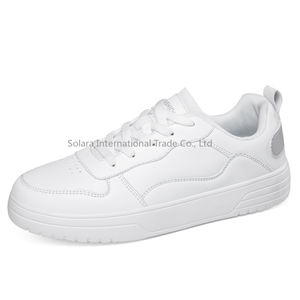 2025 New Arrival Ladies <b>Men</b> Slip-On Breathable Waterproof Casual Fashion Sports Running Sneakers Spring/Winter <b>White</b> Blank - Product Image 2
