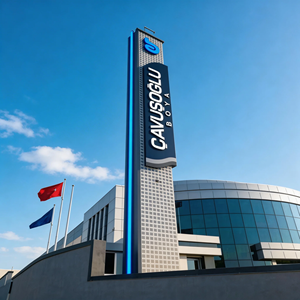 Letrero de Aluminio ACP, Letrero LED Grande para Exteriores, Letrero Digital Comercial Independiente para Centro Comercial, Parque de Negocios - Product Image 1