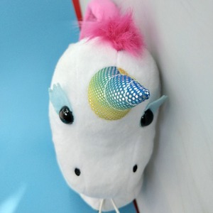 Casque d'écoute en peluche licorne KINGSTAR pour filles, cache-oreilles en fourrure d'hiver pour femmes, couvre-oreilles chauds, bandeaux pour femmes, jouets, cadeaux d'anniversaire - Product Image 3