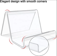 Porte-cartes de visite personnalisé en acrylique transparent Présentoir pour cartes nominatives 50pcs Présentoir pour cartes de crédit en plastique
