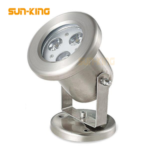 <span class=keywords><strong>Lampada</strong></span> Subacquea Decorativa IP68 con Staffa Regolabile in Acciaio Inox, Luci LED Sommergibili per Fontane <span class=keywords><strong>12</strong></span> <span class=keywords><strong>Volt</strong></span> 3W 3X1W - Product Image 2