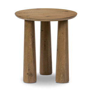 Wooden Side Table Rustic Solid Wood End Table Modern Handmade Furniture for Bedroom Living Room Hotel and Residential Interior - Product Image 2
