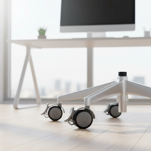 2 Zoll/50mm Rollen mit Bremse für Bürostuhl Wohnzimmermöbel Radrollen Stuhlrollen Ersatzräder für Stühle - Product Image 3