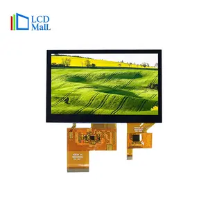 Monitor Lcd Panel Customized Transflective TouchScreen 4.3 Inch 24-BIT RGB Lcd Panel TFT Module USB Power Lcd Monitor For Fingerprint Identify