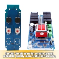 Interruptor de control remoto inteligente inalámbrico de radio industrial de 2 canales, 1T y 1R, 12-65V, 65-440V, para cabrestantes eléctricos de grúa, 1T