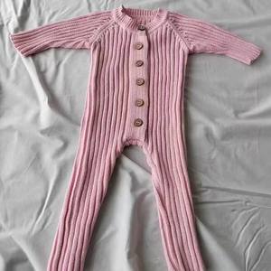 رومبير قطني قابل للتخصيص من المصنع مباشرة ، قطعة واحدة دافئة للرضع والأطفال الصغار والفتيات ، موك صغير - Product Image 2