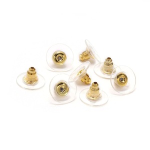 Expanded Frisbee Bullet Plug Bouchon d'oreille Anti-goutte Transparent <span class=keywords><strong>Silicone</strong></span> Frisbee Ear Force Pearl Stud Earrings Lifter Earplugs - Product Image 5