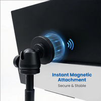 Moniteur portable avec support magnétique, écran IPS 2,5K 1200 non tactile, rétroéclairage LED 60Hz, haut-parleur intégré, 16 pouces 16:10