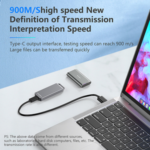 علبة ألومنيوم مخصصة لـ NVME 2230 2242 مع وصلة Type-C إلى <span class=keywords><strong>M</strong></span>.2 NVME PCIE <span class=keywords><strong>M</strong></span>-Key لتخزين SSD عالي السرعة - Product Image 3