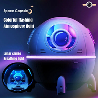 Astronauten-Luftbefeuchter 220ML Tragbarer USB-Aroma-Diffusor mit Farbwechsel-Licht der Marke LX Hochleistungsgerät