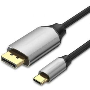 Cable conversor - <b>USB</b> tipo-<b>C</b> macho a <b>DisplayPort</b> macho, 1.5m, color negro, ideal para conectar dispositivos y transmitir video - Product Image 1