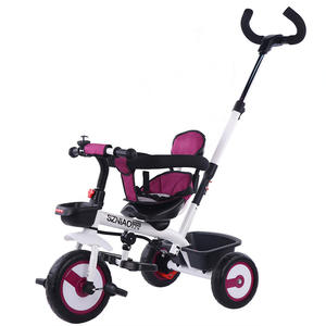 CE onaylı yeni bebek üç tekerlekli bisiklet 4 in 1 / EVA tekerlek çocuk triportörü ile müzik/bebek bisikleti araba - Product Image 6