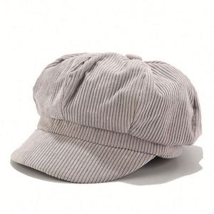 Wholesale Fashion Corduroy Newsboy Cap Casquette <b>Hat</b> Women Lady Beret <b>Hat</b> - Product Image 6