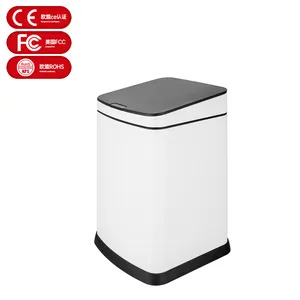 9L Home stainless steel battery infrared sensor bin smart automatic Smart trash can