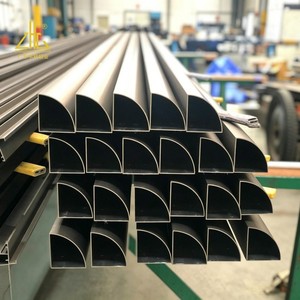 Tubo de Aluminio Triangular Extruido, Perfil de Aluminio Triangular Estructural para Ingeniería de Muros Cortina y Puertas y Ventanas - Product Image 3