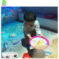 Projection de sol de plage pour enfants en intérieur Équipement de jeux de piscine Projecteur interactif Jeux pour l'école et le parc d'attractions