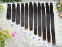 Cheveux humains cambodgiens bruts naturels non traités, cuticules alignées, qualité 15A, lisses comme des baguettes, en lot, pour revendeurs