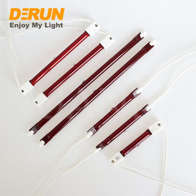 Infrared Halogen Bulb 175W 200W 250W 300W 400W 500W Double-end R7S Quartz Heating Lamp With CE RoHS