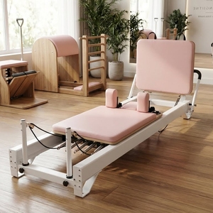 Reformer de Pilates Tmax Confortable de Aluminio con 6 Resortes Alemanes, Retracción Automática de Cuerdas, Certificación CE - Product Image 2