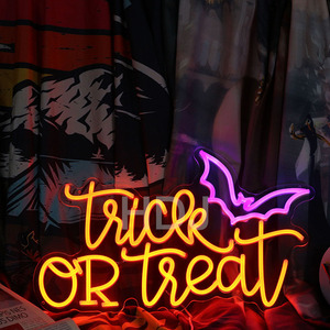 Insegna Luminosa a LED Neon per Halloween, Impermeabile, Decorazione Horror per Festività, Esclusiva per l'Esportazione Transfrontaliera per Commercianti - Product Image 4