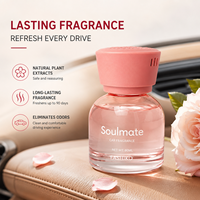 FASHIKO Désodorisant Voiture OEM ODM 80ml Flacon de Parfum Liquide Anti-déversement Écologique avec Coton Diffuseur Sûr pour Enfants/Animaux Domestiques Longue Durée