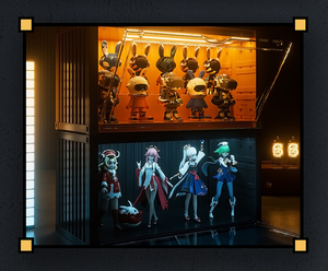 Hộp đựng mô hình nhân vật có đèn LED, hình vuông, xếp chồng được, số lượng đặt hàng tối thiểu thấp, bán buôn, có sẵn trong kho - Product Image 4