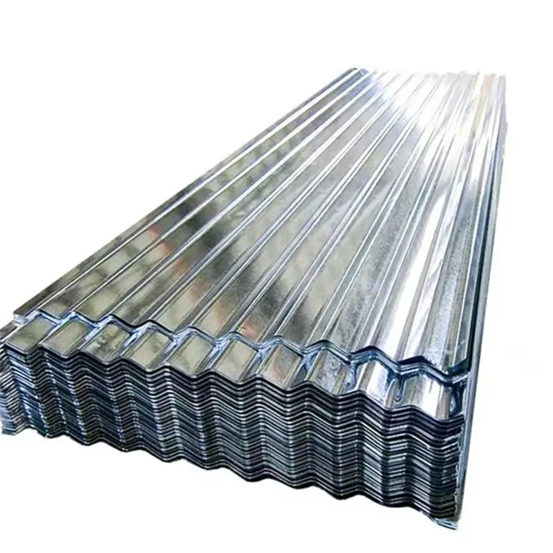 GI Zinc Tôles de toiture Galvanisé Tôles d'acier ondulées pour toiture prix enduit galvanisé Tôle d'acier ondulée fournisseur