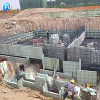 Moules plats en plastique flexibles Yaokun pour panneau de coffrage de coffrage en béton de haute qualité pour la construction commerciale résidentielle