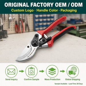 <span class=keywords><strong>Sécateur</strong></span> robuste en acier SK5, cisaille de jardin ergonomique, outils de taille d'arbres, coupe-<span class=keywords><strong>branches</strong></span> aiguisés - Product Image 4