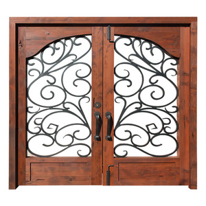 Último Diseño <span class=keywords><strong>de</strong></span> <span class=keywords><strong>Puerta</strong></span> Principal, Puertas <span class=keywords><strong>de</strong></span> Hierro Forjado para <span class=keywords><strong>Chimenea</strong></span>, Puertas Dobles <span class=keywords><strong>de</strong></span> Madera para Entrada - Product Image 4