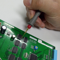 Sonde de Multimètre Dorée Haute Précision Multifonction Démontable pour Électricien Réparation Automobile Détection de Circuit Pinces Crochets
