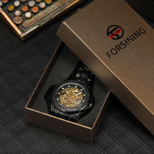 Nouvelle <span class=keywords><strong>montre</strong></span> mécanique squelette automatique Forsining au design populaire - Product Image 5