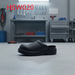 ZYF, <span class=keywords><strong>Scarpe</strong></span> <span class=keywords><strong>Antinfortunistiche</strong></span> per Servizi Alimentari con Punta in Acciaio, Antigermi, per Sale Metrologiche, Nero/Bianco, Modello HSW020 - Product Image 1