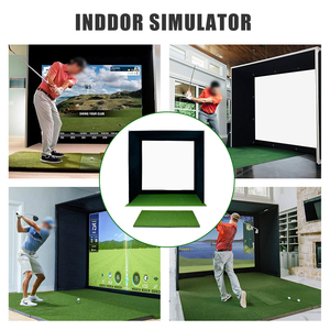 อุปกรณ์ฝึกซ้อมกอล์ฟในร่ม Pro Golf Indoor Box Sim Space Golf พร้อมจอรับแรงกระแทกสำหรับการฝึกซ้อม - Product Image 4