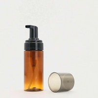 Bouteilles en plastique de 150ml/120ml/200ml avec bouchon à vis de pompe à mousse pour soins de la peau sérum crème pour le visage nettoyant pour le visage matériel PC