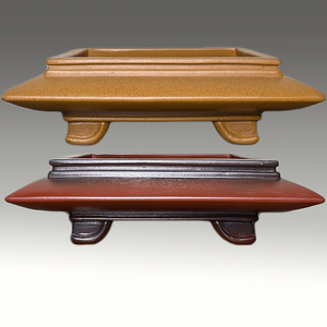 Macetas de bonsái de arcilla púrpura Yixing sin esmaltar, duraderas, retro, ecológicas, maceta decorativa cuadrada para plantar en interiores para uso doméstico - Product Image 1
