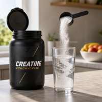 Créatine monohydrate en poudre de qualité OEM/ODM, 5 g par portion, micronisée, aromatisée, complément nutritionnel sportif pour la croissance musculaire