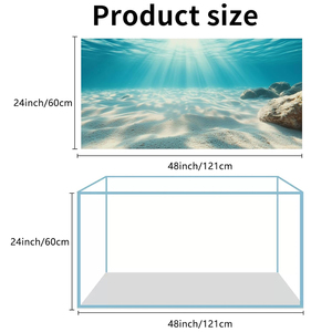 1 bộ 3 cái nền hồ cá, vải bể cá nền, dưới đáy đống đổ nát tầng sunshines & cây gỗ chi nhánh cây thủy sinh - Product Image 2