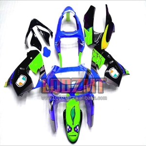 Carrosserie OEM pour <span class=keywords><strong>KAWASAKI</strong></span> <span class=keywords><strong>NINJA</strong></span> ZX9 ZX 9R 9 R <span class=keywords><strong>900</strong></span> CC ZX9R 98 99 47LQ.53 900CC ZX900 Shark Blue ZX-9R <span class=keywords><strong>1998</strong></span> 1999 Carénage d'injection - Product Image 1
