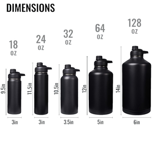 64oz Outdoor Sports <span class=keywords><strong>Water</strong></span> Garrafa com alça Custom Stainless Steel Portable Half Gallon <span class=keywords><strong>Water</strong></span> Garrafa - Product Image 2
