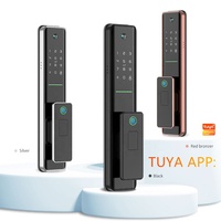Eseye OEM/ODM Tuya App remoto Wifi Cerradura Inteligente NFC Cerradura de puerta inteligente automática con cámara 6068 Código de mortaja electrónica