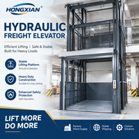 Monte-charge électrique à câble sur rail de guidage, Plateforme élévatrice hydraulique fixe, Petit élévateur de voiture 1-3 étages