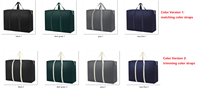 Bolsa de Almacenamiento Plegable Moderna y Resistente, de Tela No Tejida, para Ropa y Edredones, Ideal para Organización, Mudanzas y Viajes, Bolsa de Transporte Grande