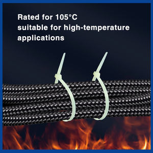 Offre exceptionnelle : attaches-câbles en nylon 66 vert industriel, flexibles, libérables, résistantes aux hautes températures, indice de résistance au feu 94V-2 - Product Image 5