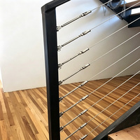 EKOO Garde-corps en câble métallique inoxydable de qualité supérieure pour clôture, terrasse, balcon, poteau de bricolage