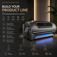 Source Forty One Thousand Led SUNGLOR SGTBH6 Pod de luminothérapie rouge avec logo lumineux à sept couleurs pour le commerce