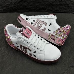 Livraison directe, nouvelles chaussures de créateurs de luxe tendance, baskets de sport originales pour hommes, Dolcegabban D, chaussures décontractées pour femmes, chaussures de marche - Product Image 4