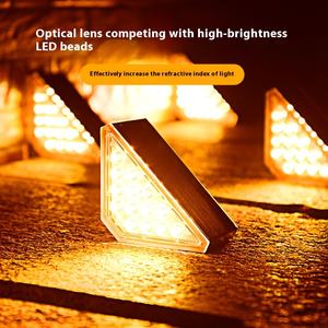 Interrupteur intelligent sans trou Cour extérieure Parc Décoration Conseil Route Marches et Passerelle Lumières IP65 Étanche LED Solaire Lumières - Product Image 2